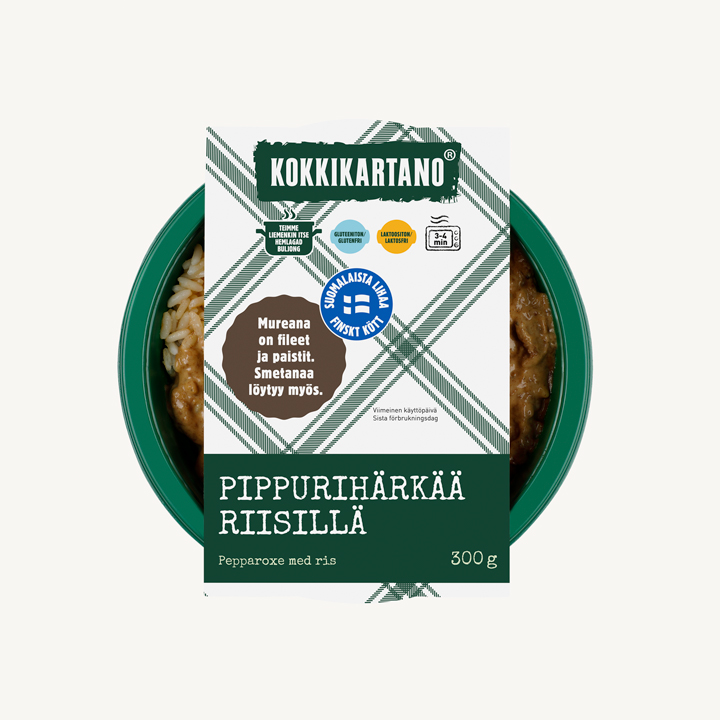 Pippurihärkää riisillä